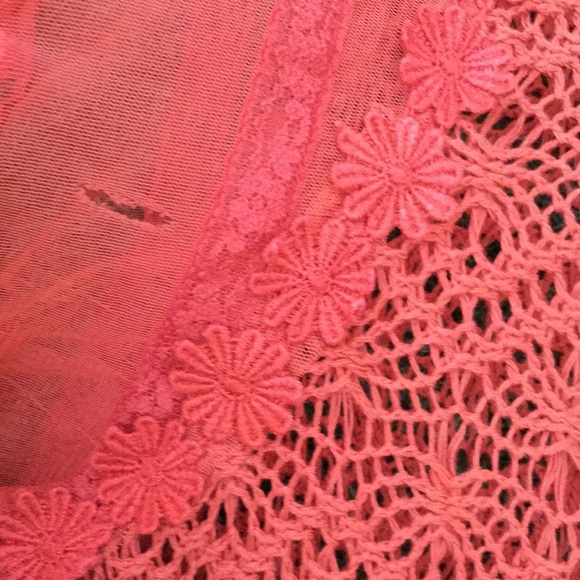 Free people New Romantics crochet top shirt xs 0 2 - Picture 4 of 5